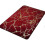 (Wine Red) Bath Mat Non-slip Quick Dry Polyester Granite Surface Shower Rug For Home - PJ 1