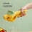 (Yellow) Lemon Squeezer, Manual Juicer Lemon Squeezer, Juicer Citrus Lemon Squeezer, New Upgrade Fruit Juicer With Rotation Button Kitchen Tool 1