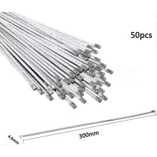 100 Pcs 4.6 * 300mm Stainless Steel Cable Ties S304 High Quality Metal Ties - DD01