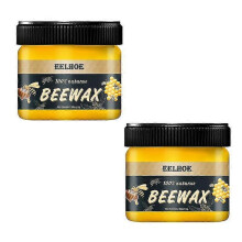 2pcs Furniture Care Polishing Beeswax Waterproof Brightening Wear-resistant Wood Floor Maintenance Beeswaxwg