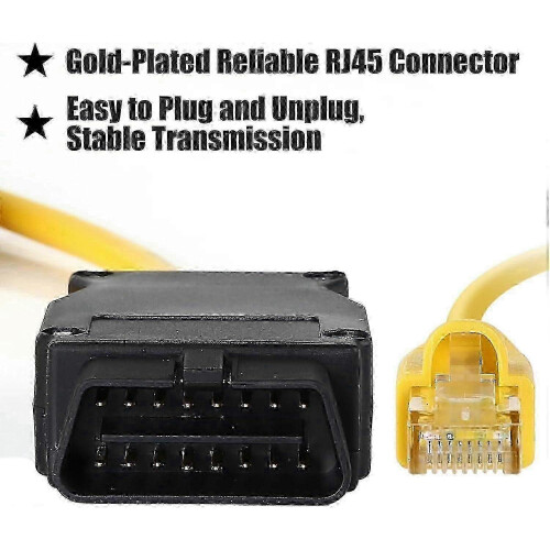 Enet OBD2 Cable for BMW F Series Coding - 9.84ft RJ45 ENET Cable for ESYS ICOM ISTA Bootmod3 Bimmercode Compatibility 1