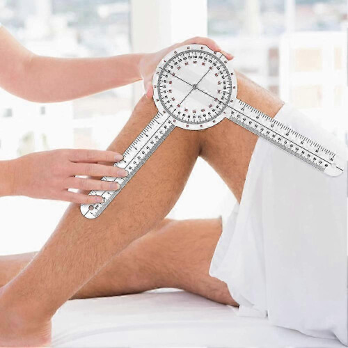 12 Inch Goniometer,Transparent Orthopedic Angle Ruler 2