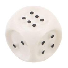Accessible Braille Dice for Board Games - Tactile Gaming Dice with Raised Dots for Blind And Low Vision Players - Plastic Game Piece