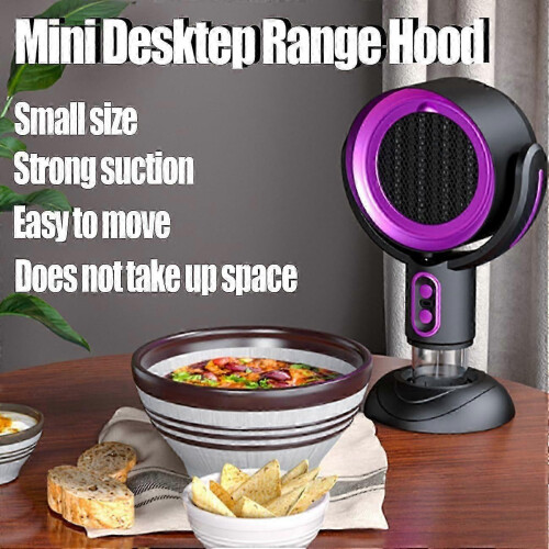 Smoke Air Purifier with Smart Smoke Sensor, Low Noise, Removable Washable Filter, Gold PlugIn 1