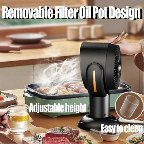 Smoke Air Purifier with Smart Smoke Sensor, Low Noise, Removable Washable Filter, Gold PlugIn 2