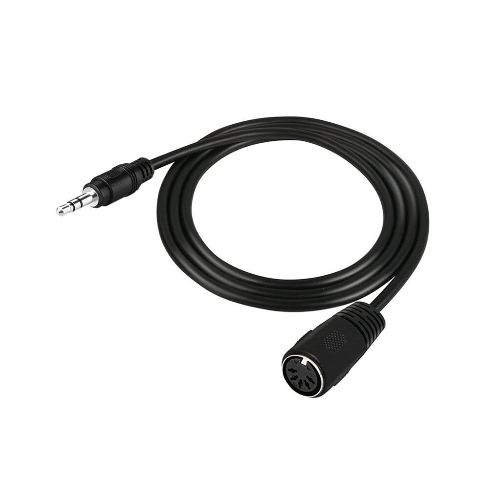 Women's Din To 3.5Mm Cable 50Cm 5 Pin Din To 3.5Mm Male Smartphone Aux Headphone Stereo Jack Adapter Input Cable 0.5M