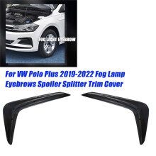 1Pair Paraurti Anteriore Fendinebbia Sopracciglio Coltello un Vento per 2019-2022 Fendinebbia Sopracciglia Spoiler Splitter Trim