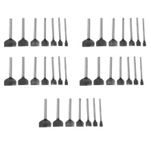 35X Arc-Shaped Cutter Punch,Leather Tools for Crafting Strap Belt, Wallet and Bag with 7 Sizes (10mm-40mm)