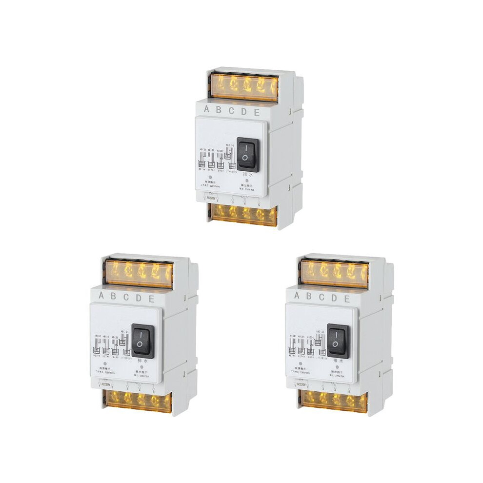 3X Fully Automatic Water Level Controller 25A 220V Water Tank Liquid Level Detection Sensor A 6033093055040