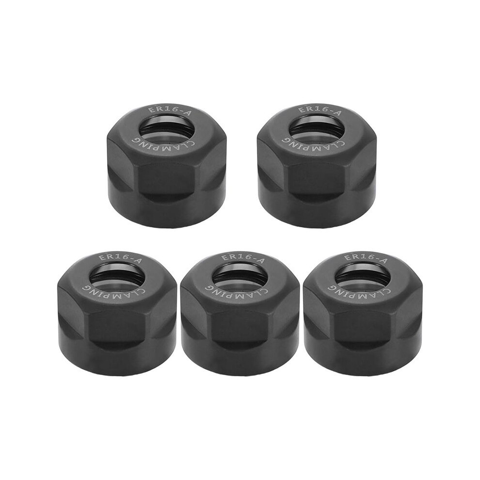 5Pcs Clamping Collet Clamping Nuts For Cnc Milling Chuck Holder Lathe, Er16a(M22) 6032533504940