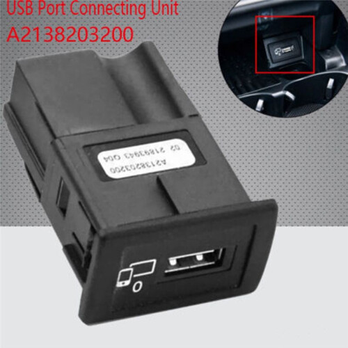 A2138203200 USB Port Connecting Unit for   E CLS AMG  Front Ashtray USB Interface 2138203200 2