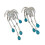 Stylish Baroque Inspired Drop Earrings With Cubic-Silver 1