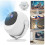 (EU plug) 360 Degree Portable 4K Projector Smart Home Theater Projector with Android 11, Multi-Device Connectivity, and Remote Control 2