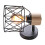 Bedroom Beside LED Wall Light-Type A black with light bulb 1