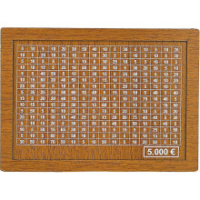 (5000 Euros) Wood Bank For Money Saving Kids Adults Money Bank Money Box With Counter