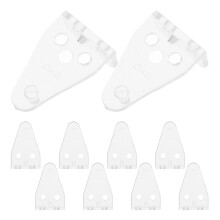 10 pièces supports inférieurs transparents pour stores