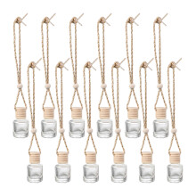12 flacons parfumés transparents, diffuseurs d'arômes pour