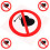 Medical Warning Sticker Safety Sign Multi 5pcs 1