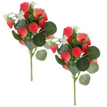 2 pièces de fruits artificiels – bouquets grappes décoratives