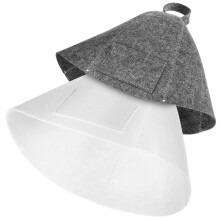 2Pièces Chapeaux Sauna En Feutre Épais Style Moderne Adapté Sauna