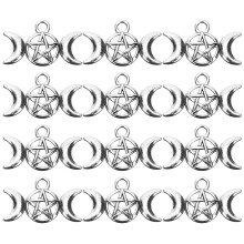 80Pcs Zinc Alloy Gothic Charms for Earrings Necklace DIY Crafts