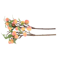 2Pièces Branches De Pêcher Artificielles En Mousse Rose Décor Maison