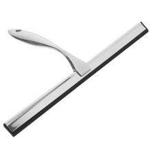 Raclette En Acier Inoxydable Silicone Pour Douche Silver
