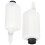 2 lots bouteilles intérieures pour distributeur shampooing 1