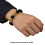 Attractive Resin Bead Bracelet Suitable for Various-Black 4