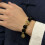 Attractive Resin Bead Bracelet Suitable for Various-Black 6