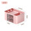 2Pcs +White Simple Transparent Drawer Storage Box Children'S Student Office Desktop Ornaments Pen Holder 4