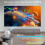 (EU plug) 360 Degree Portable 4K Projector Smart Home Theater Projector with Android 11, Multi-Device Connectivity, and Remote Control 3