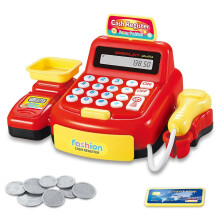 (C) Children's Cash Register Educational Toys With Sound And Light Effects