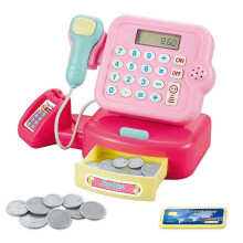 (B) Children's Cash Register Educational Toys With Sound And Light Effects