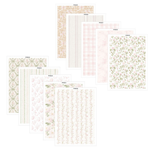 Pack of 5 Easter Water Transfer Decals Soft Clay Texture-630634 1