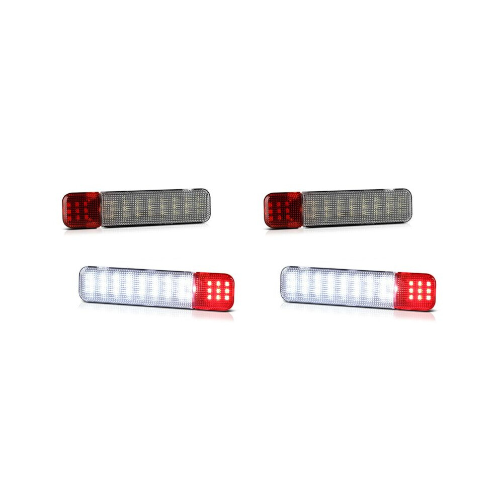 2Pair Led Door Panel Courtesy For Chevy Silverado Sierra Yukon H2 Escalade Interior Door Welcome Lamp Light 6033736376266
