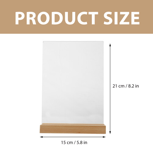 Support Pour Menu Avec Base En Bois 1