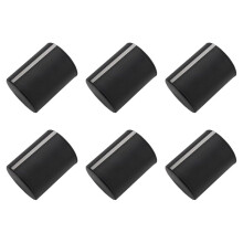 6X Zylinder Krawattenhalter Krawatte Speicher Halter Roller Reisetasche Box Protector Schwarz