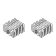 2X voor V6 Single  Hot End Radiator DIY Koellichaam Alle Metalen Koellichaam 3D Printer Accessoires 30x30mm
