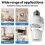 (2pcs)E27 Motion Sensor LED Bulb Holder - Wireless Smart Socket with Infrared Technology for Hands-Free Lighting 3