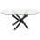 Seconique Sheldon Oval Coffee Table - Clear Glass/Black 1