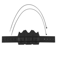Universal Motorcycle Exhaust Muffler Drop Protection Ring-Silencer Protector Guard for Motocross Moto Motocross Enduro Black