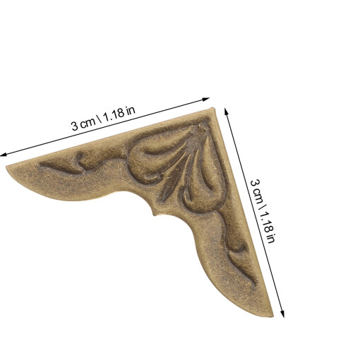 30 pièces protecteurs d'angles de en métal style rétro 1