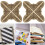 30 pièces protecteurs d'angles de en métal style rétro 5