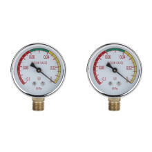 2X Digital Vacuum Gauge Milking Vacuum Gauge Male Thread Milker Vacuum Regulator Gauge Milking Machine Accessory