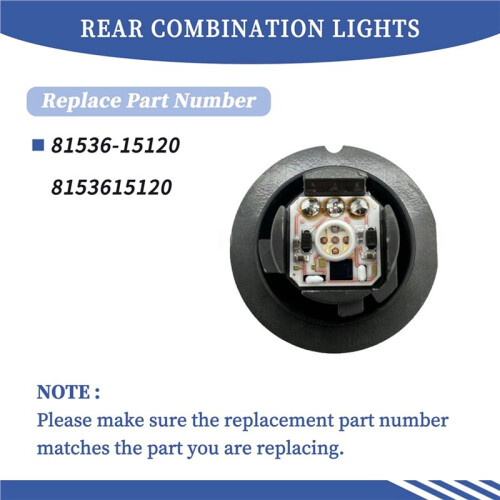 4x 81536-15120 LR4B Rear LED Brake Tail Light Bulbs Light Source Module for  Hilux 2016 - 2023 2