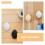 3 pièces sous-vêtements coussin en éponge, slips de bain 4