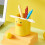 Support Stylo Canard Pour Crayons Pinceaux 3