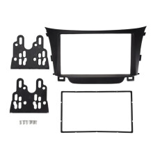 1 Set Car 2 Din Car Radio Stereo Fascia Dash Frame Panel Adapter för I30 2011