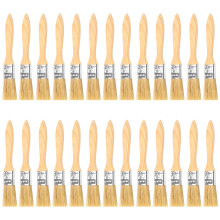 Paquet de 36 de 1 Pouce (24 Mm) Pinceaux et Peinture à L'éClat Brosses pour la Peinture Taches Vernis Colles et Gesso